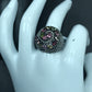 DIAMOND AND MULTI TOURMALINE RINGS