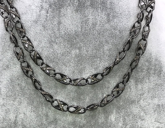 Diamond Link Chain Necklace