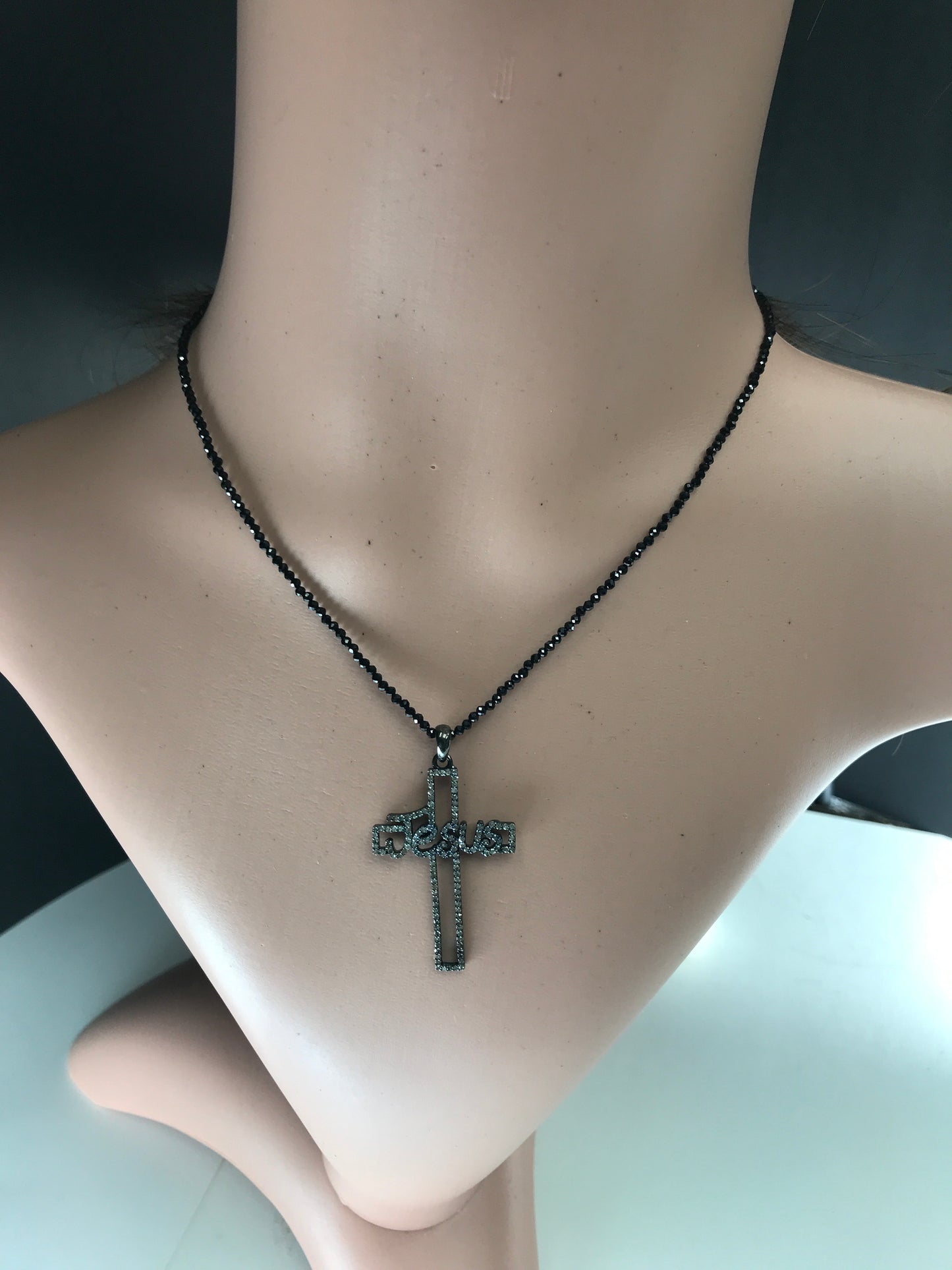Jesus Cross Diamond Pendant