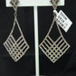 DIAMOND SILVER EARRRINGS