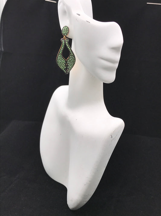 Tsvorite earrings