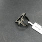 Diamond Double Crown Diamond Ring, Pave Diamond Ring, Pave Double Crown Ring, Approx 26 x 22mm. Sterling Silver
