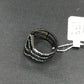 Pave Diamond Ring .925 Oxidized Sterling Silver Diamond Ring, Genuine handmade pave diamond Ring Size Approx 0.84"(18 x 21 MM)