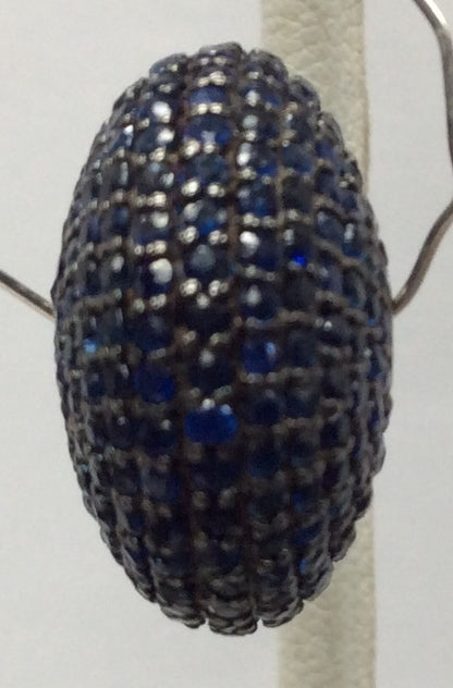 Sapphire Bead Pave