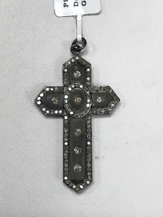 Cross Diamond Charm