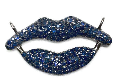 Lips Sapphire Charm