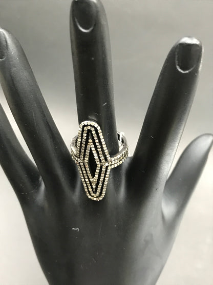 Rhombus Shape Diamond Ring