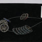 Wheel Shape Spacer Pave Diamond Beads