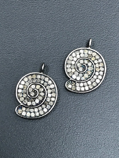 Pave Diamond Charm