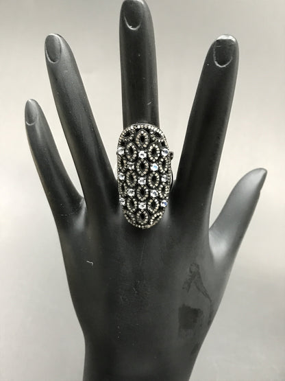 Diamond and Gemstone Designer Party Wear Ring