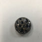 Coin Shape Silver Pave Diamond Beads