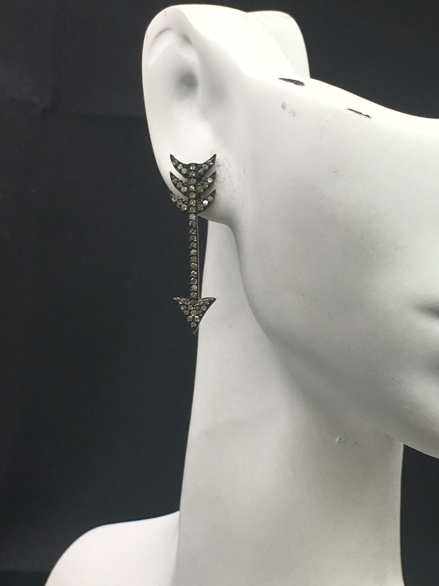 Arrow Shape Diamond Earring