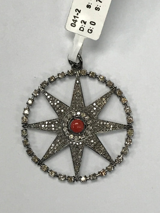 Round Shape Diamond Pendant