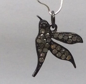 Bird Diamond Charm