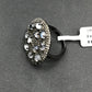 Diamond and Silver Rainbow Moonstone Rings