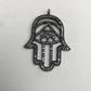 Hamsa Hand Silver and Diamond Pave  PENDANT & CHARMS