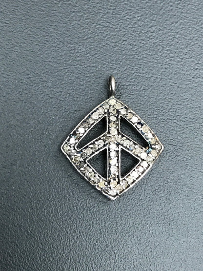 Pave Diamond Charm