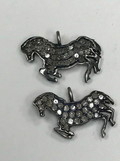 Horse Shape Diamond Charm