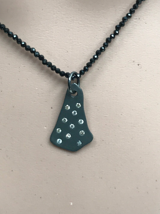 Silver Diamond Charm