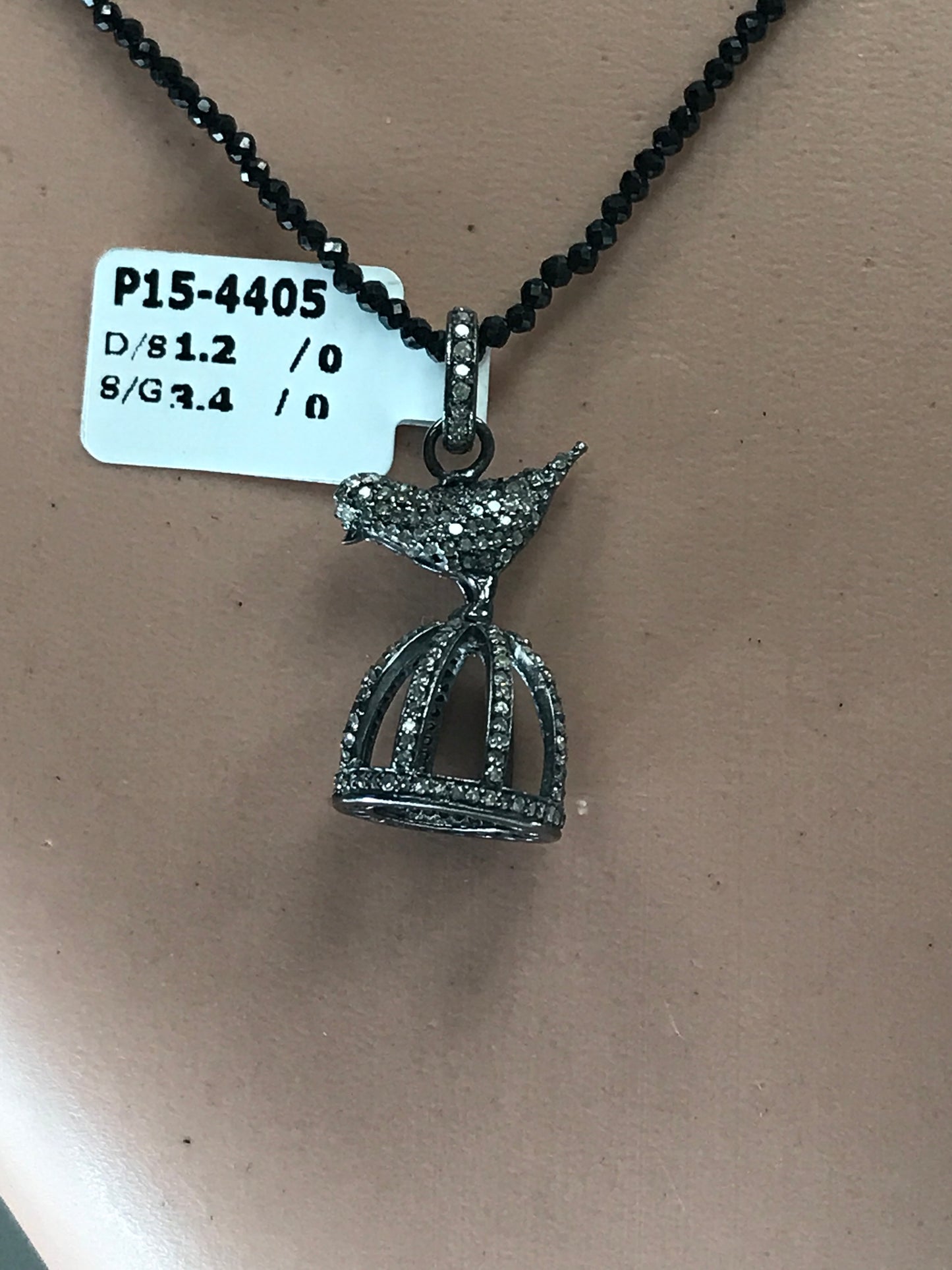 BIRD ON A CAGE PENDANTS & CHARMS