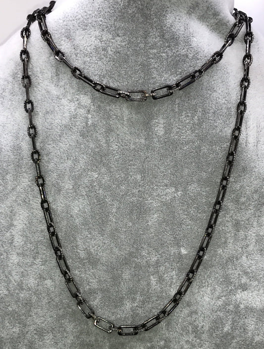 Rectangle shaped link diamond chain