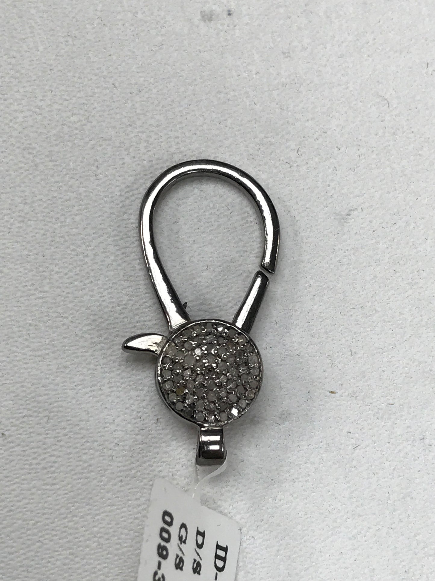 Circular Shape Diamond Clasps Pendants & Charms