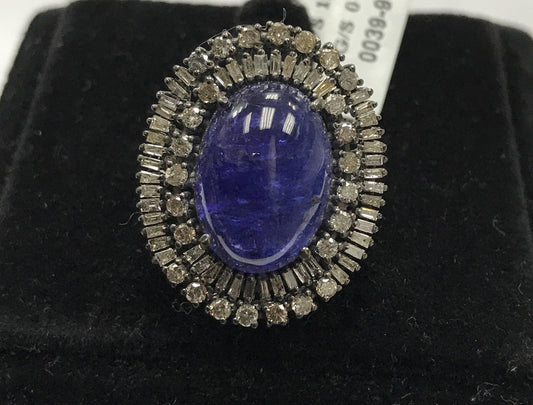 Tanzanite Diamond Rings