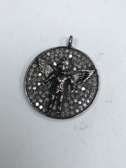 Silver and Diamond Pave PENDANT & CHARMS
