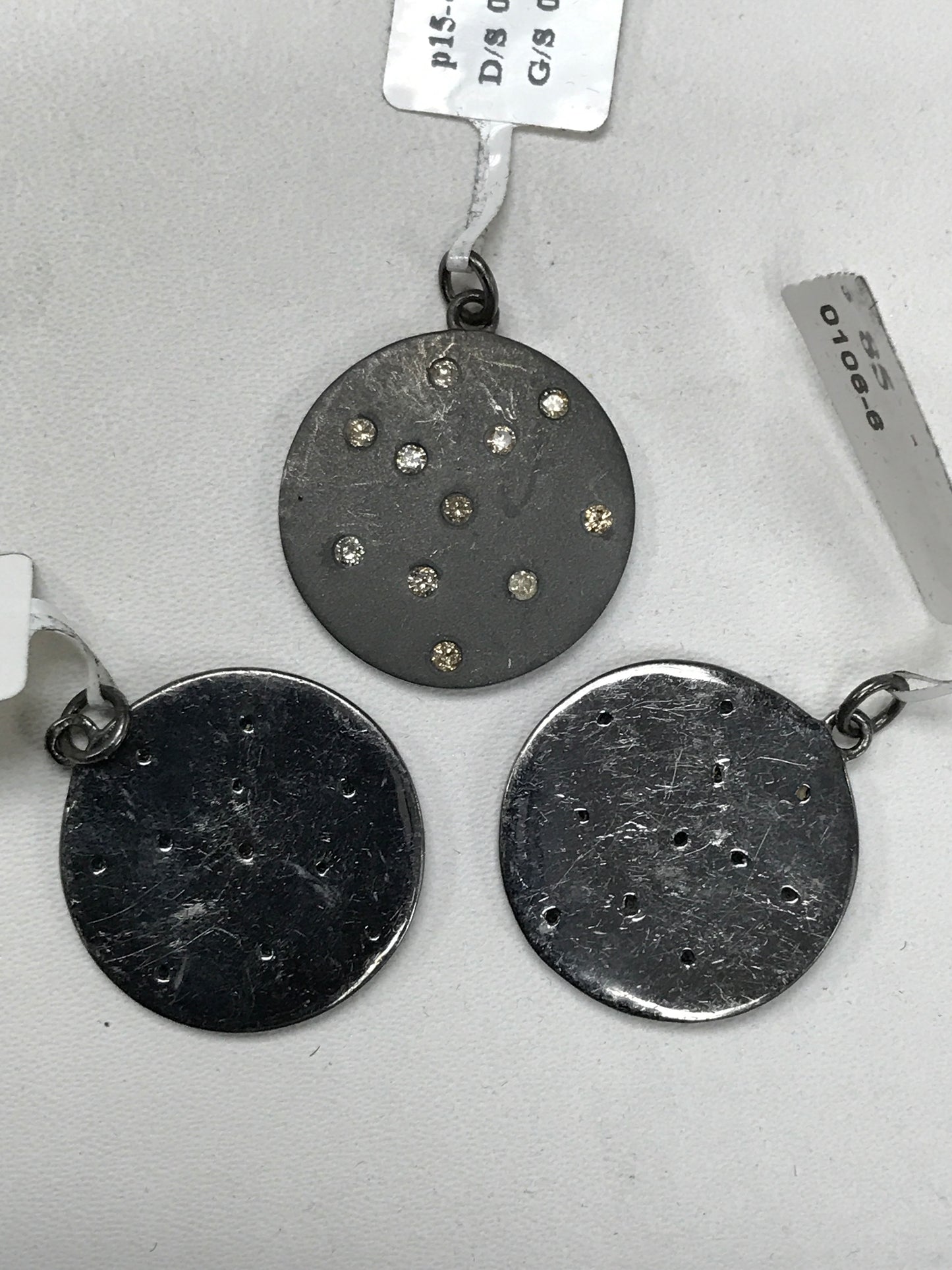 Circular Shape Diamond Pendants & Charms