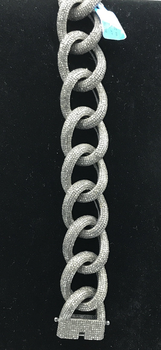 Link Chain Diamond Bracelet