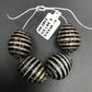 Spiral Drop Shape Silver Pave Diamond Beads
