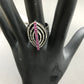 DESIGNER DIAMOND AND RUBY RING