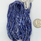 Sodalite Roundel Beads Facetted 3-4mm
