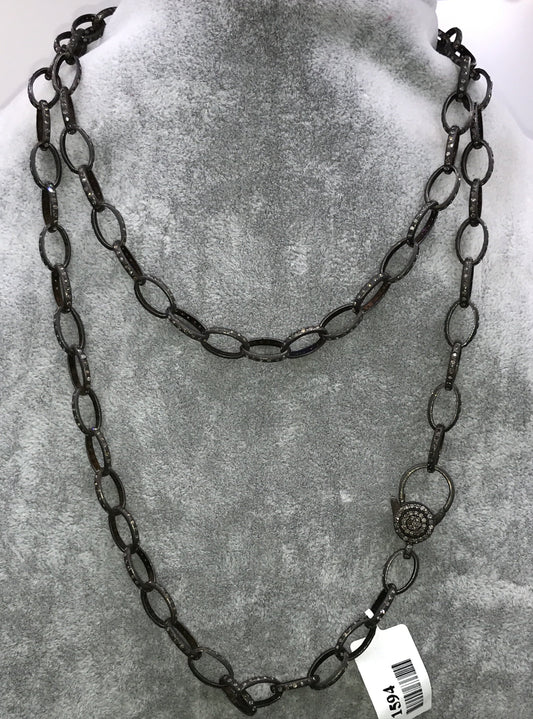 Diamond Link Chain Necklace