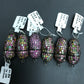 Nugget Long Oval Pave Beads and Locks