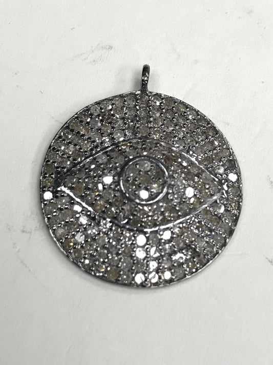 Evil Eye Diamond Charm