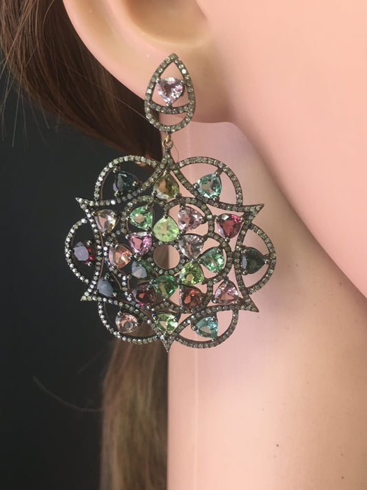 Ruby Natural Earrings