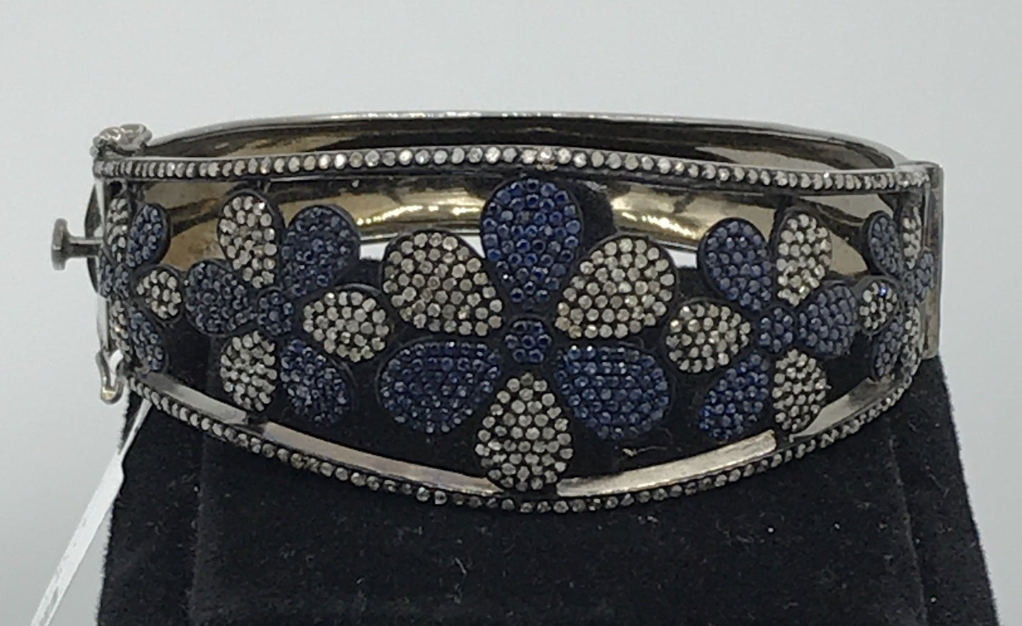 Diamond and Sapphire Bangles