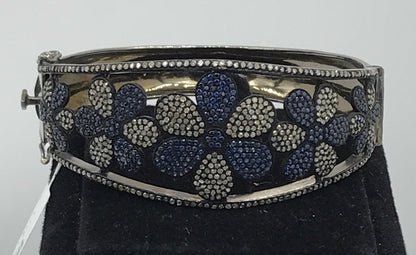 Diamond and Sapphire Bangles