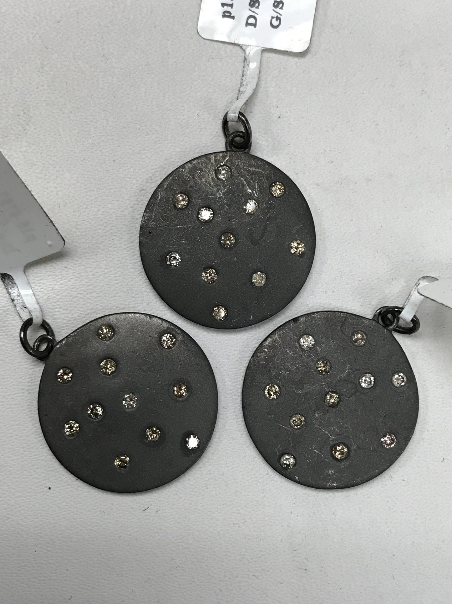 Circular Shape Diamond Pendants & Charms