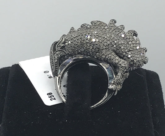 Running Horse Shape Diamond Ring