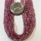 Tourmaline Pink Beads Facetted 3-4mm