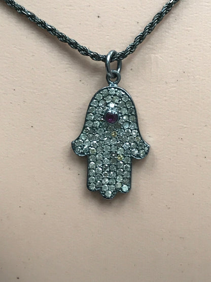 Pave Diamond Detail on Charms