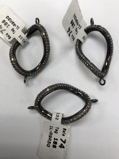 Chain Link Sterling Silver Connector