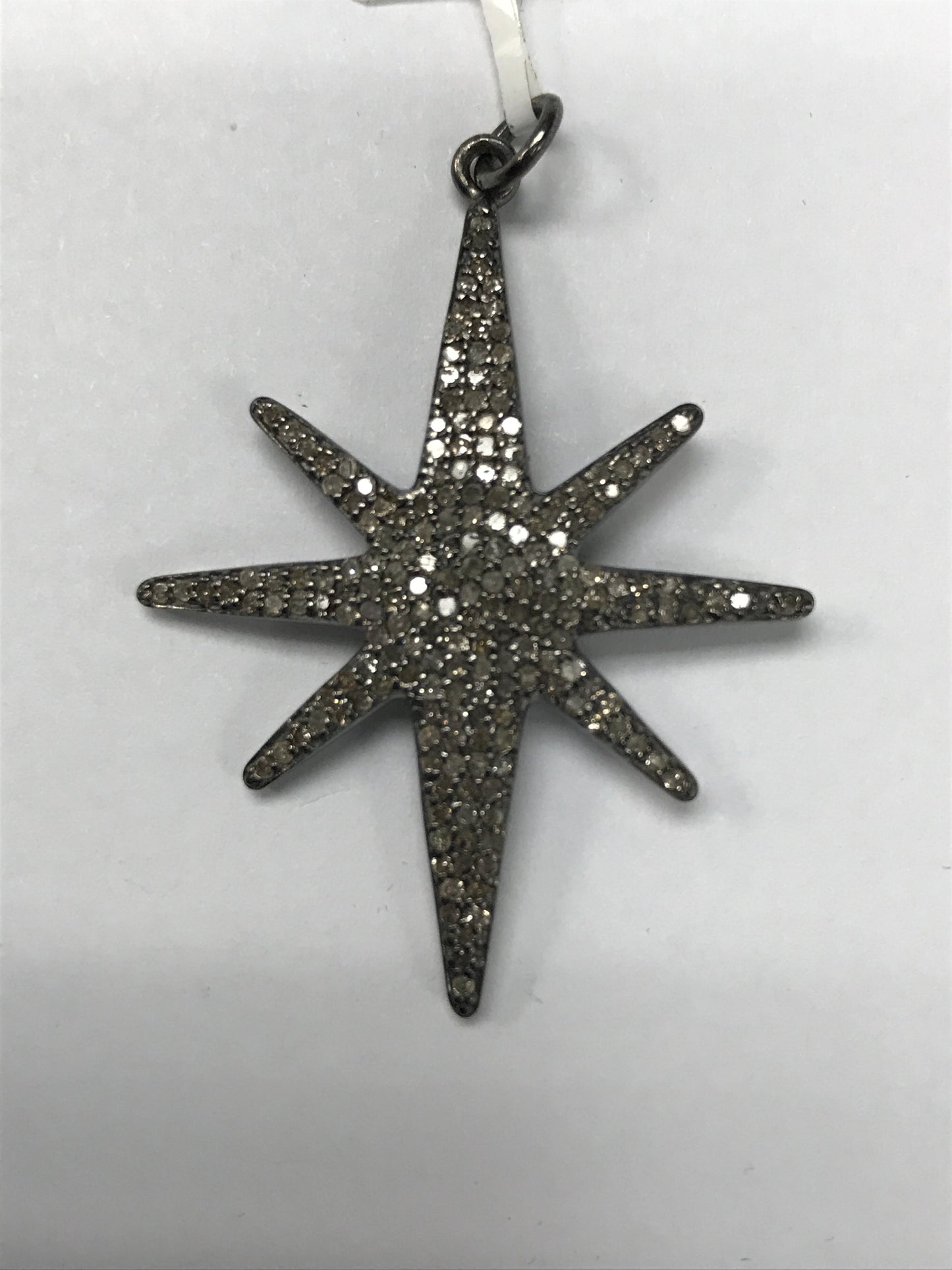 Star Burst Diamond Pendants & Charms Approx 33 x 43 mm