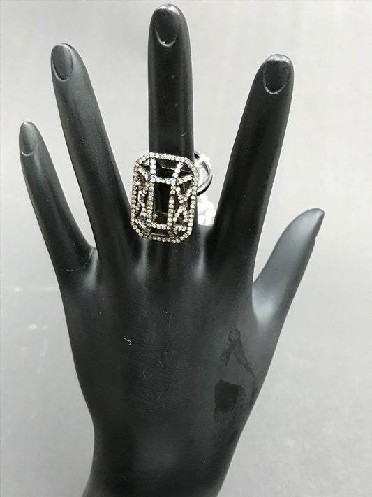 Rectangle Shape Diamond Ring