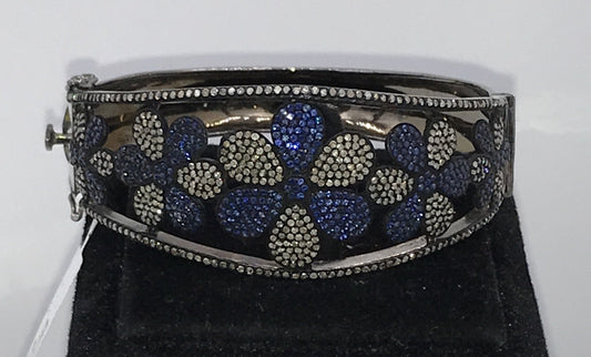 Diamond and Sapphire Bangles
