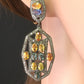 Diamond and Sapphire Earrings,