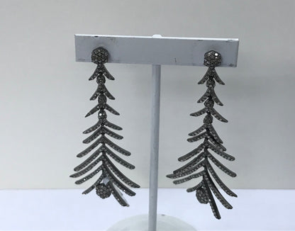 Diamond Art Deco Earrings