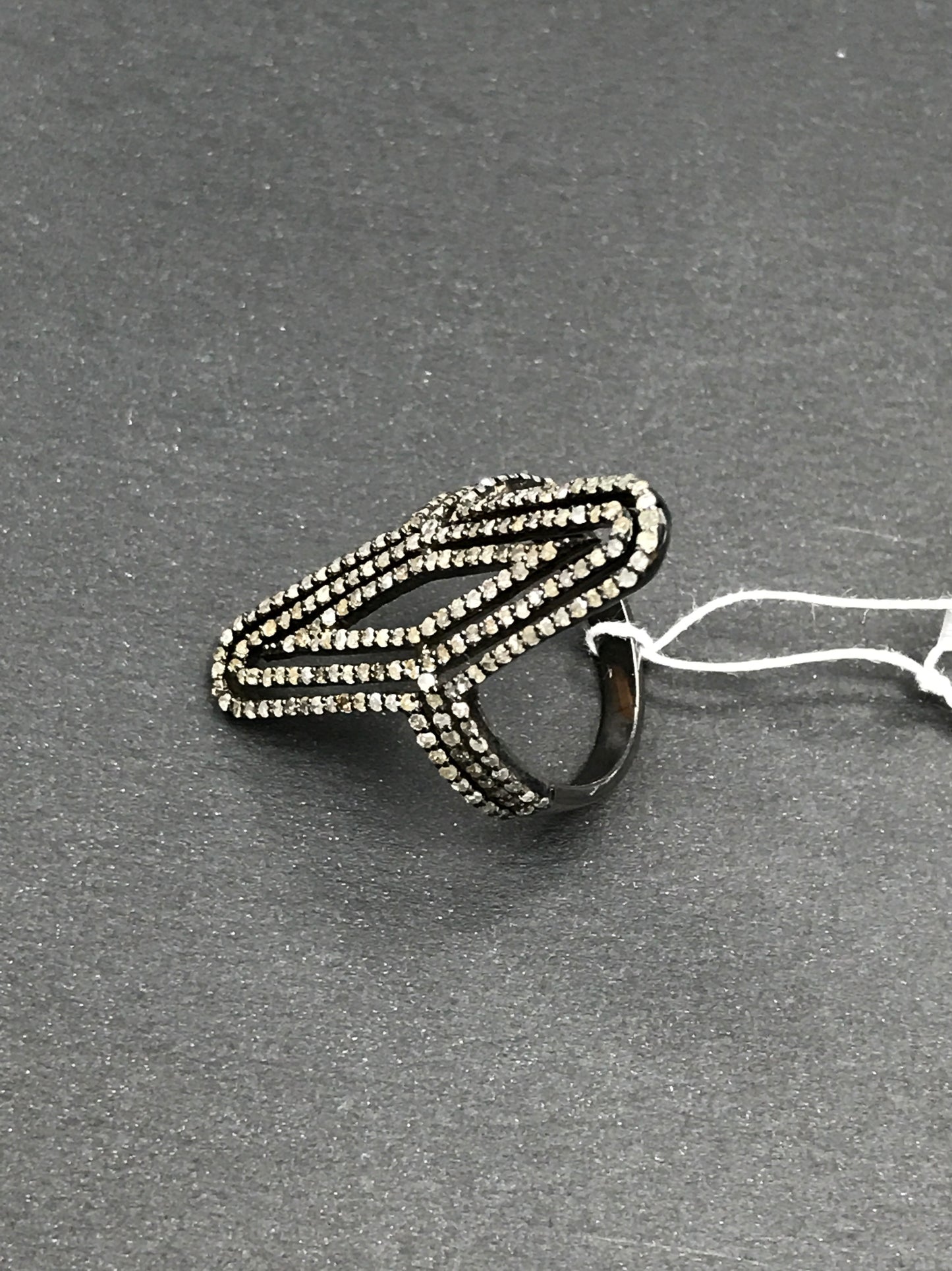 Rhombus Shape Diamond Ring